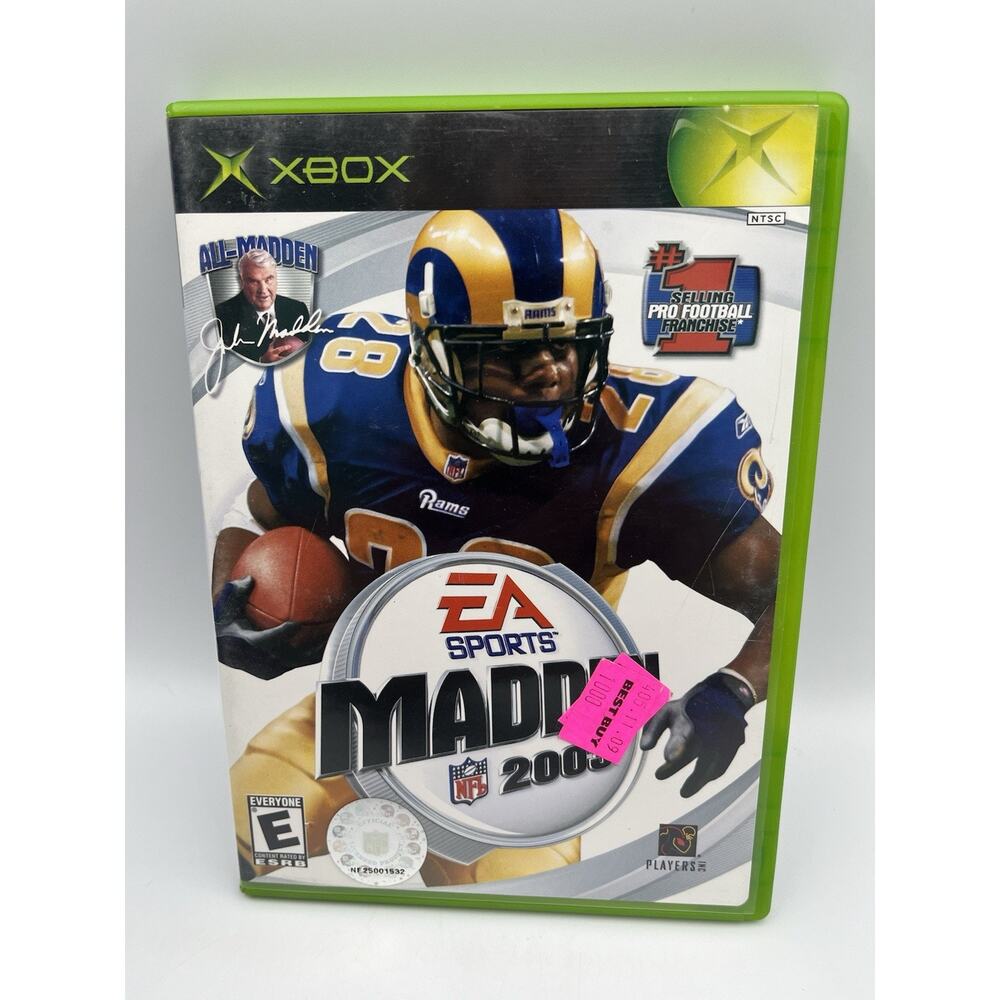 Madden NFL 2003 (Microsoft Xbox, 2002) Complete w/ Manual - Tested Working
